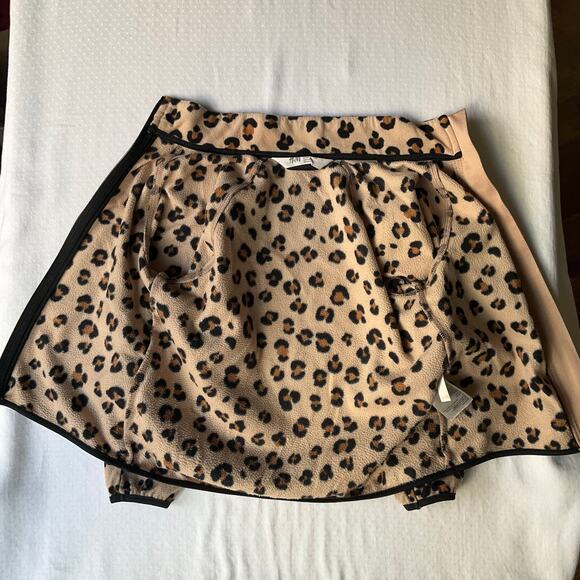 H&M Girl’s Long Sleeve Zip Fleece Jacket size 3/4T US, Leopard Brown - Picture 2 of 7